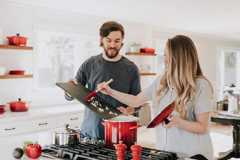 Shared kitchen in a Rooted Co-Living home